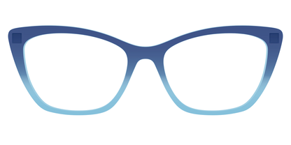 The Indigo to Sky Blue Gradient Crystal