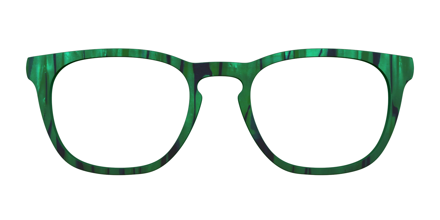 The Emerald Moire Stripes