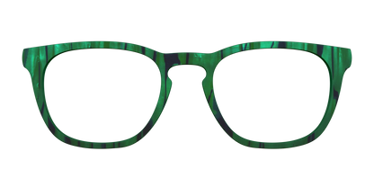 The Emerald Moire Stripes