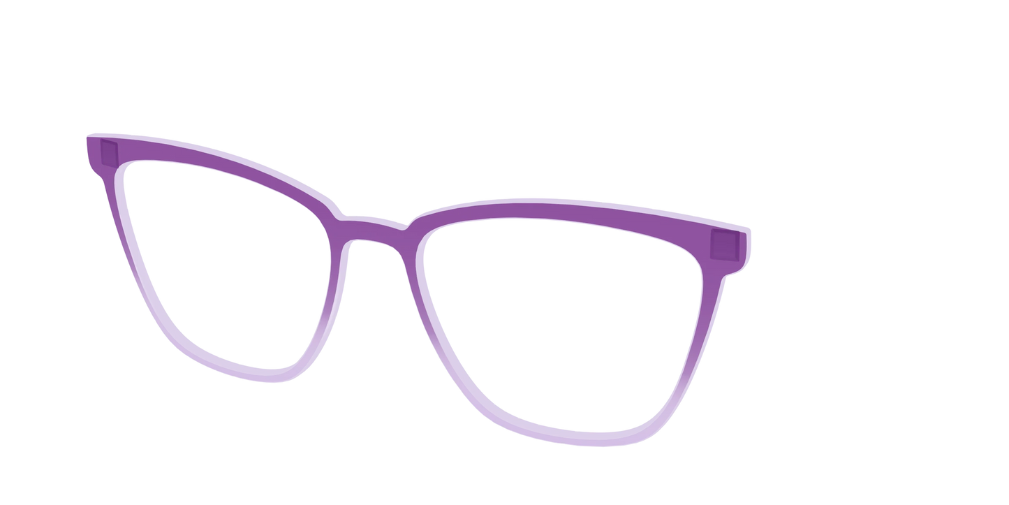 The Plum to Lilac Gradient Crystal