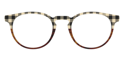 The Ivory Plaid Wood Split