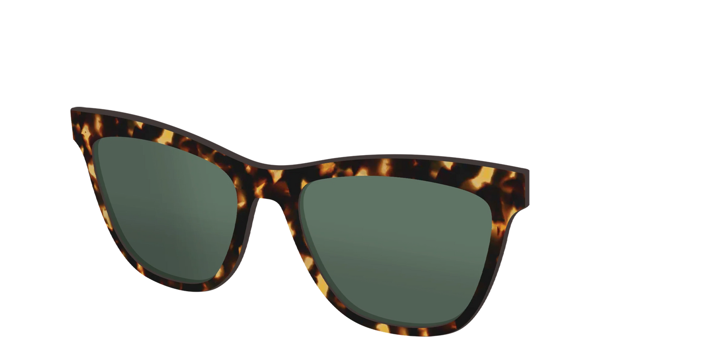 The Non-Polarized Green Tortoise Sun Top
