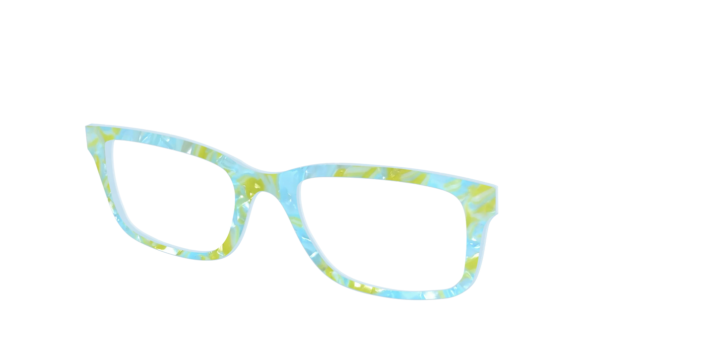 The Blue Lemonade Pearl Marble