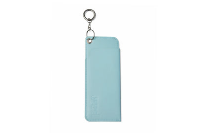 The Top Frame Keychain Case Iris Blue