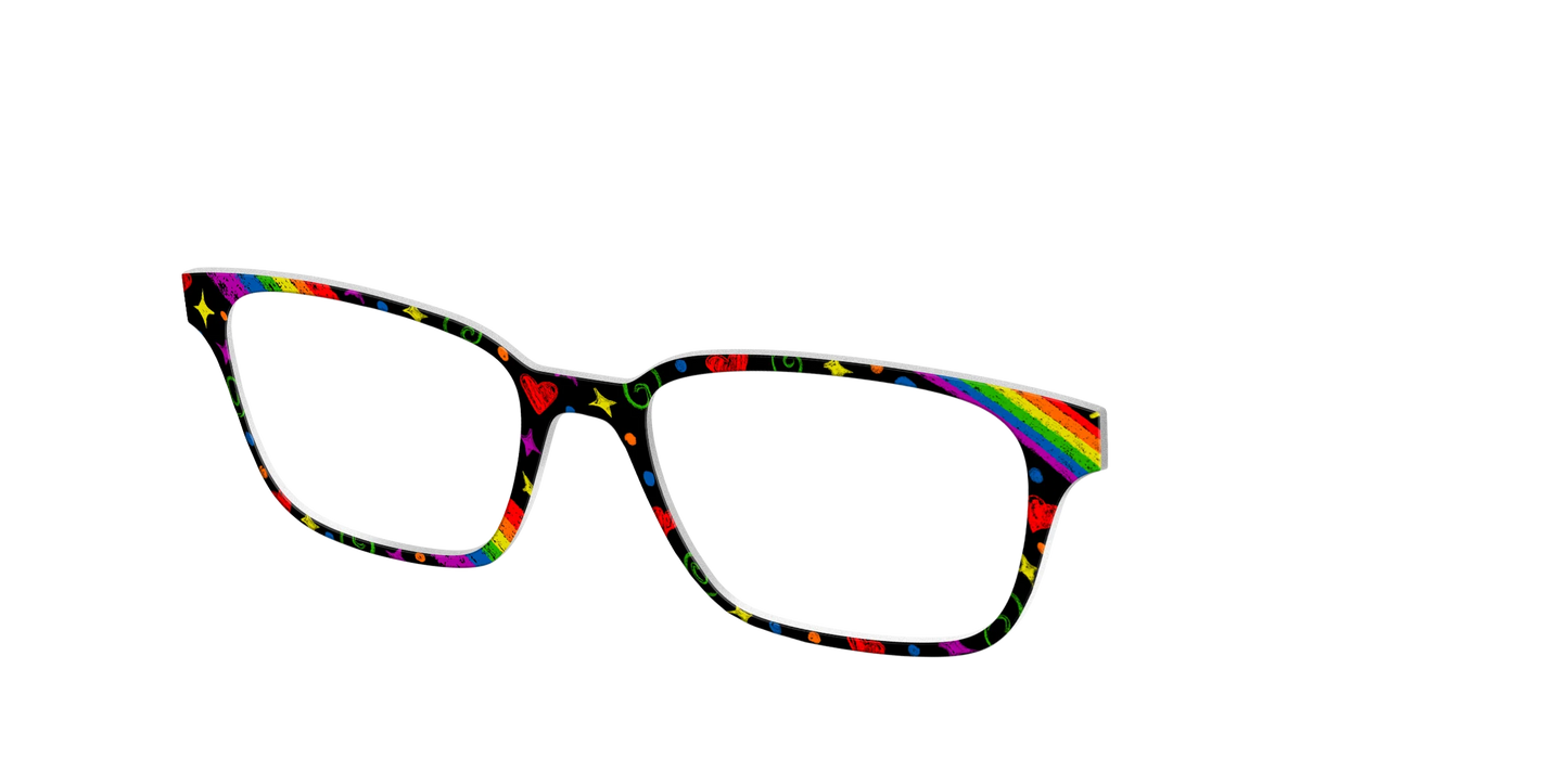 The Rainbow Chalk Doodles
