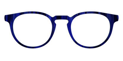 The Indigo Moire Stripes
