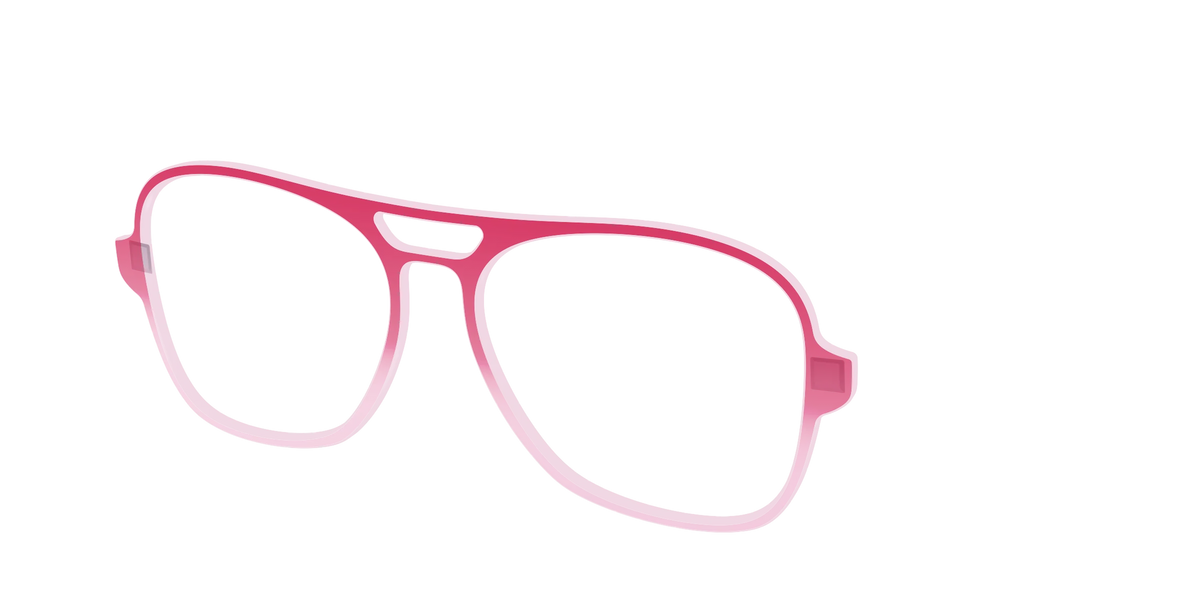 The Flamingo to Blush Gradient Crystal