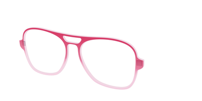 The Flamingo to Blush Gradient Crystal