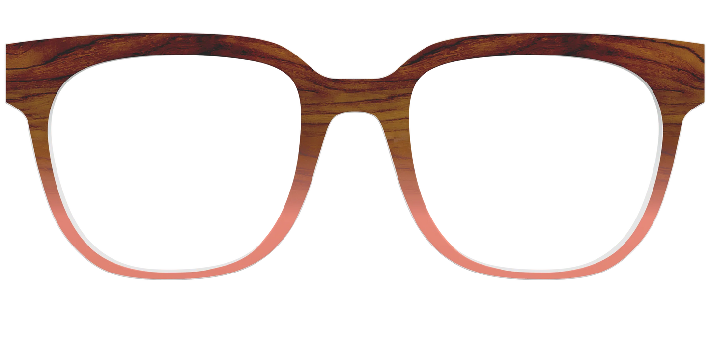 The Woodgrain to Peach Gradient