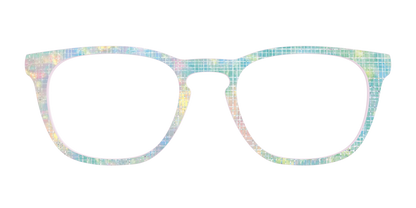 The Pastel Gradient with Holographic Hatching