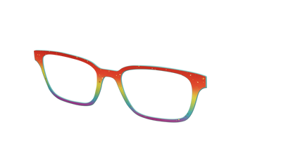 The Spectrum Gradient with Gold Flakes
