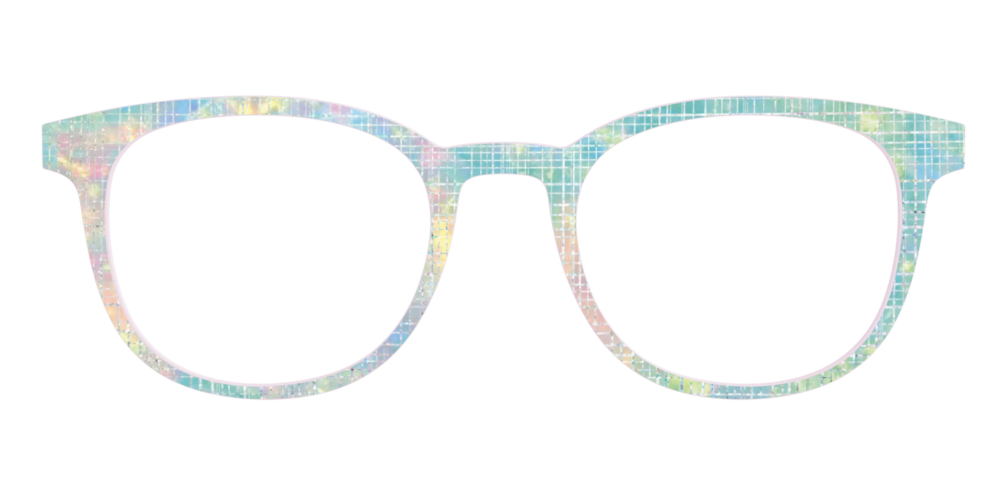 The Pastel Gradient with Holographic Hatching