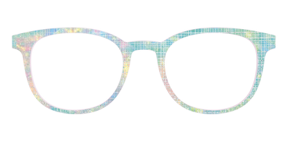 The Pastel Gradient with Holographic Hatching