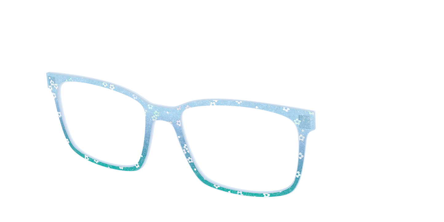The Sky Blue Crystal with Daisy Glitter
