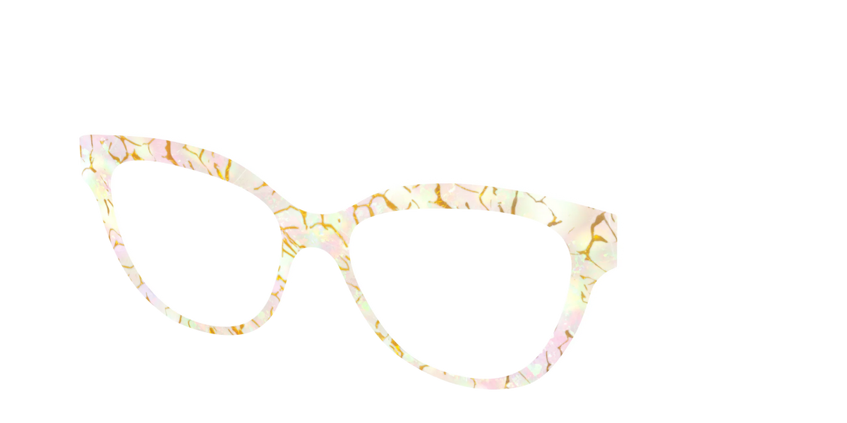 The Opalescent Pearl with Gold Streaks