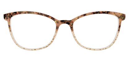 The Khaki Tortoise Crystal Split with Gold Flakes