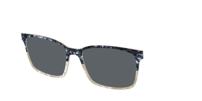 The Polarized Navy to Taupe Pearl Split Sun Top
