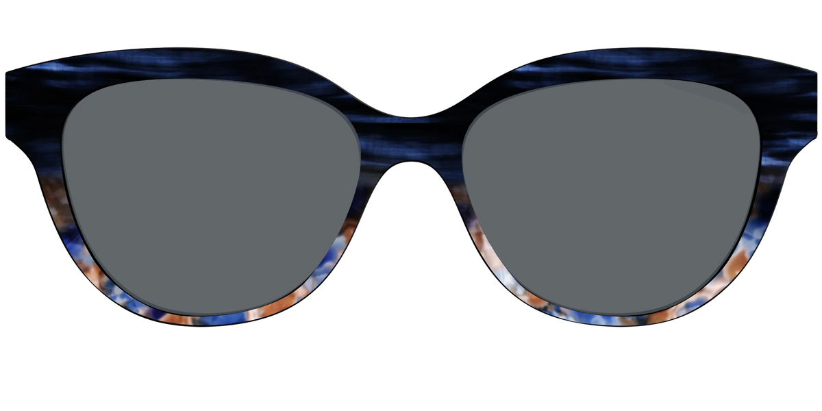 The Polarized Blue Horn Tortoise Sun Top