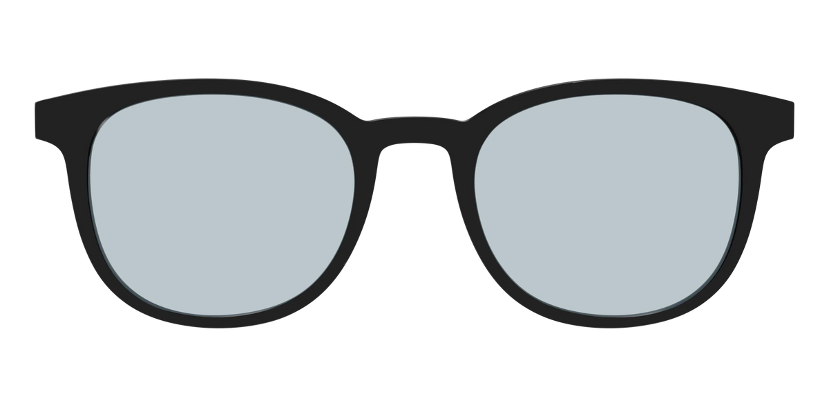 The Black With Slate Blue Lens