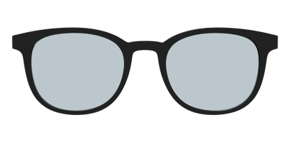The Black With Slate Blue Lens