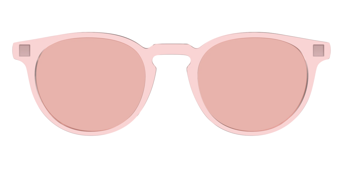 The Pink Crystal With Coral Pink Lens