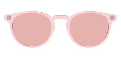 The Pink Crystal With Coral Pink Lens