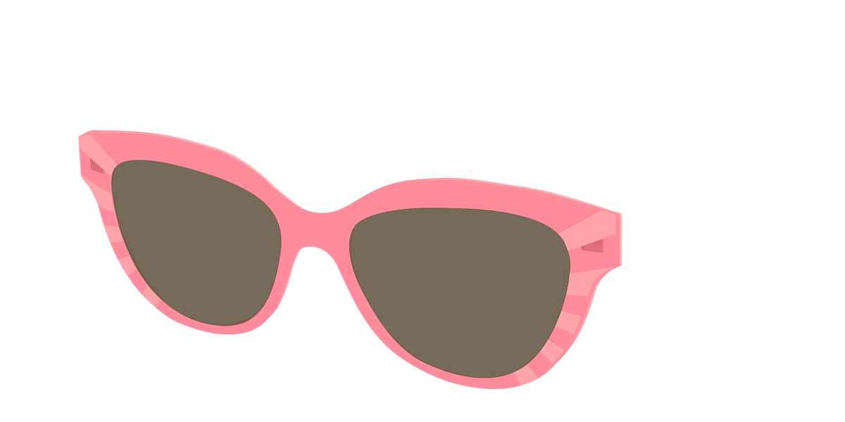 The Polarized Fruit Punch Sunburst Sun Top