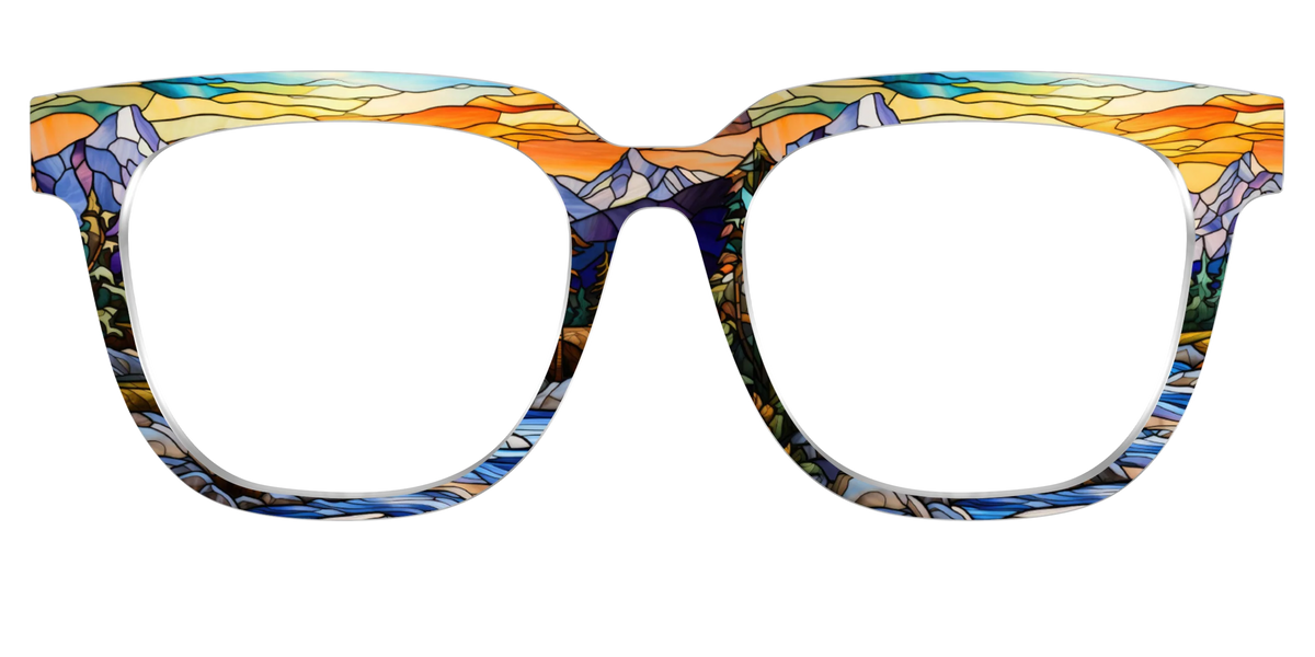 The Mountainscape Stained Glass