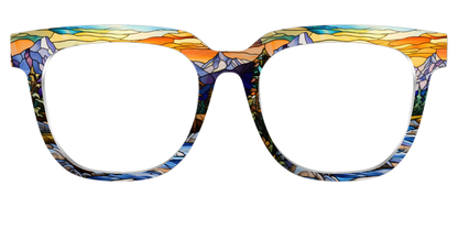 The Mountainscape Stained Glass