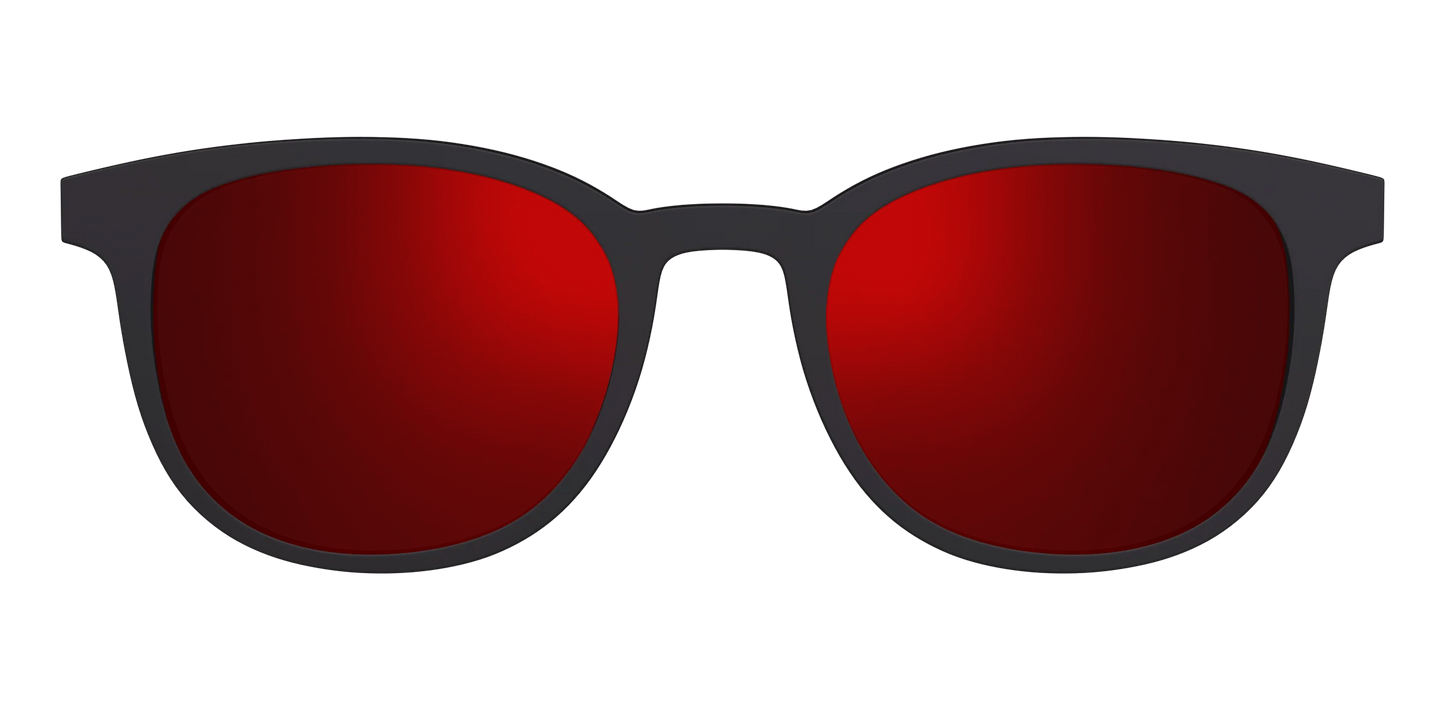The Polarized Red Reflective Sun Top