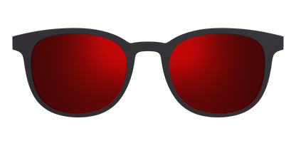 The Polarized Red Reflective Sun Top