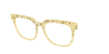The Yellow Shimmer Petals with Gold Foil