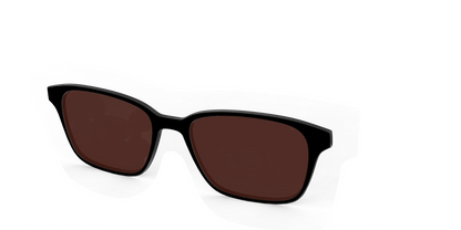 The Black with Brown Golf Lens