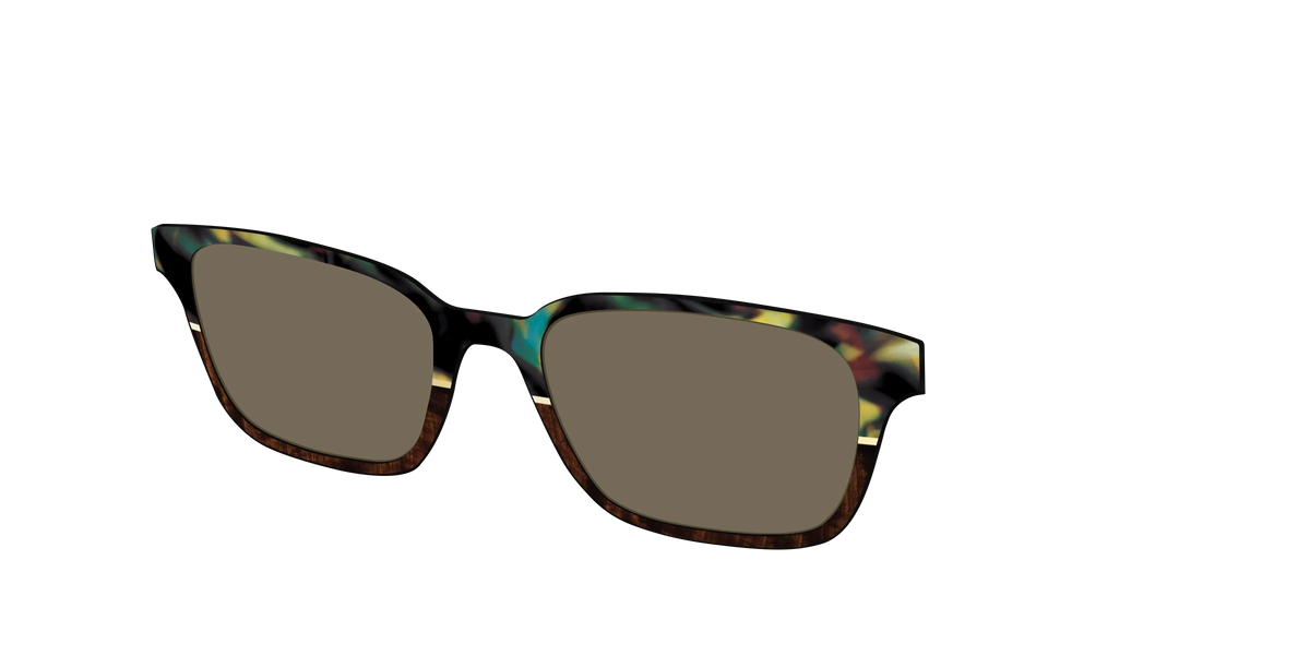 The Polarized Mirage Split with Gold Foil Sun Top