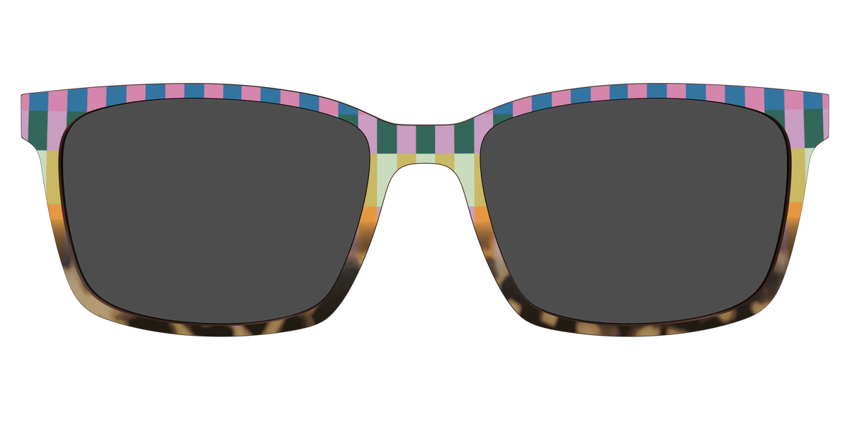 The Polarized Summer Stripes Tortoise Sun Top