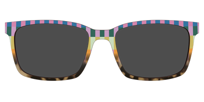 The Polarized Summer Stripes Tortoise Sun Top