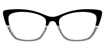 The Chic Stripes Crystal with Gold Foil