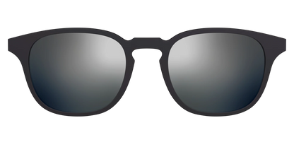The Polarized Silver Reflective Sun Top