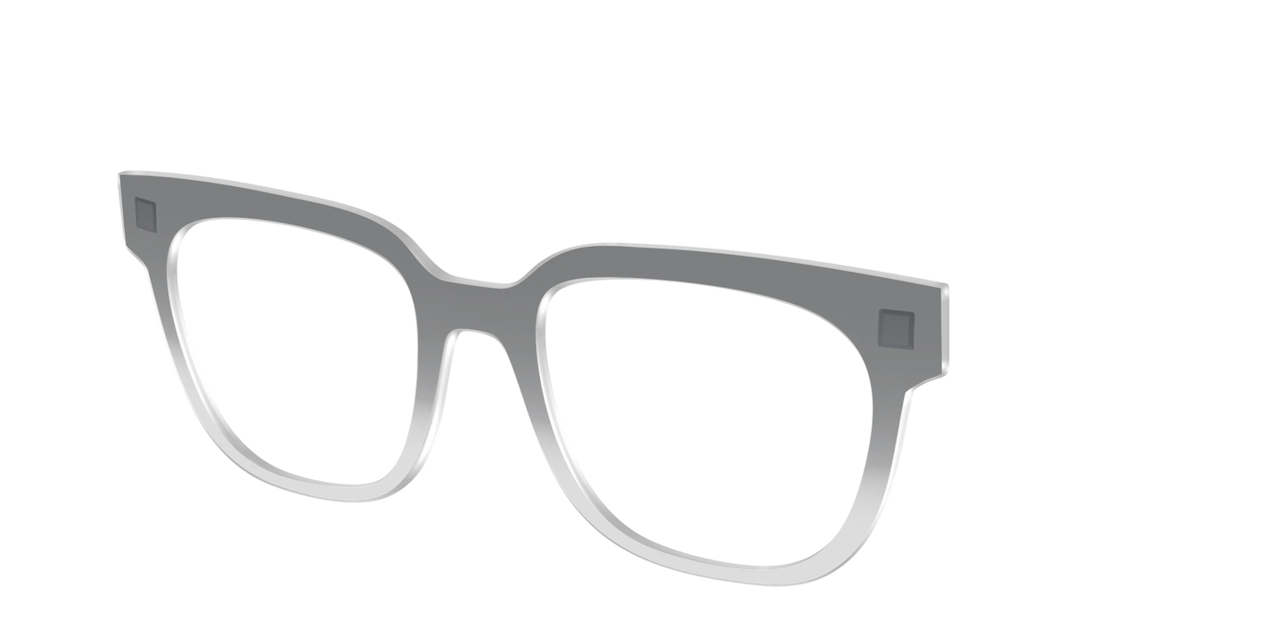 The Charcoal to Light Gray Gradient Crystal
