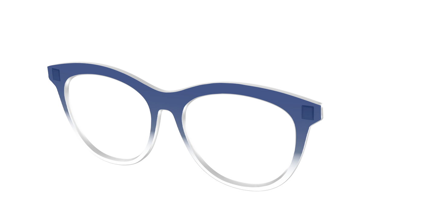 The Navy Gradient Crystal