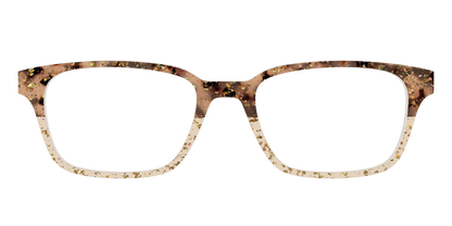 The Khaki Tortoise Crystal Split with Gold Flakes