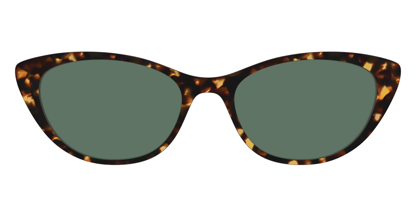 The Non-Polarized Green Tortoise Sun Top