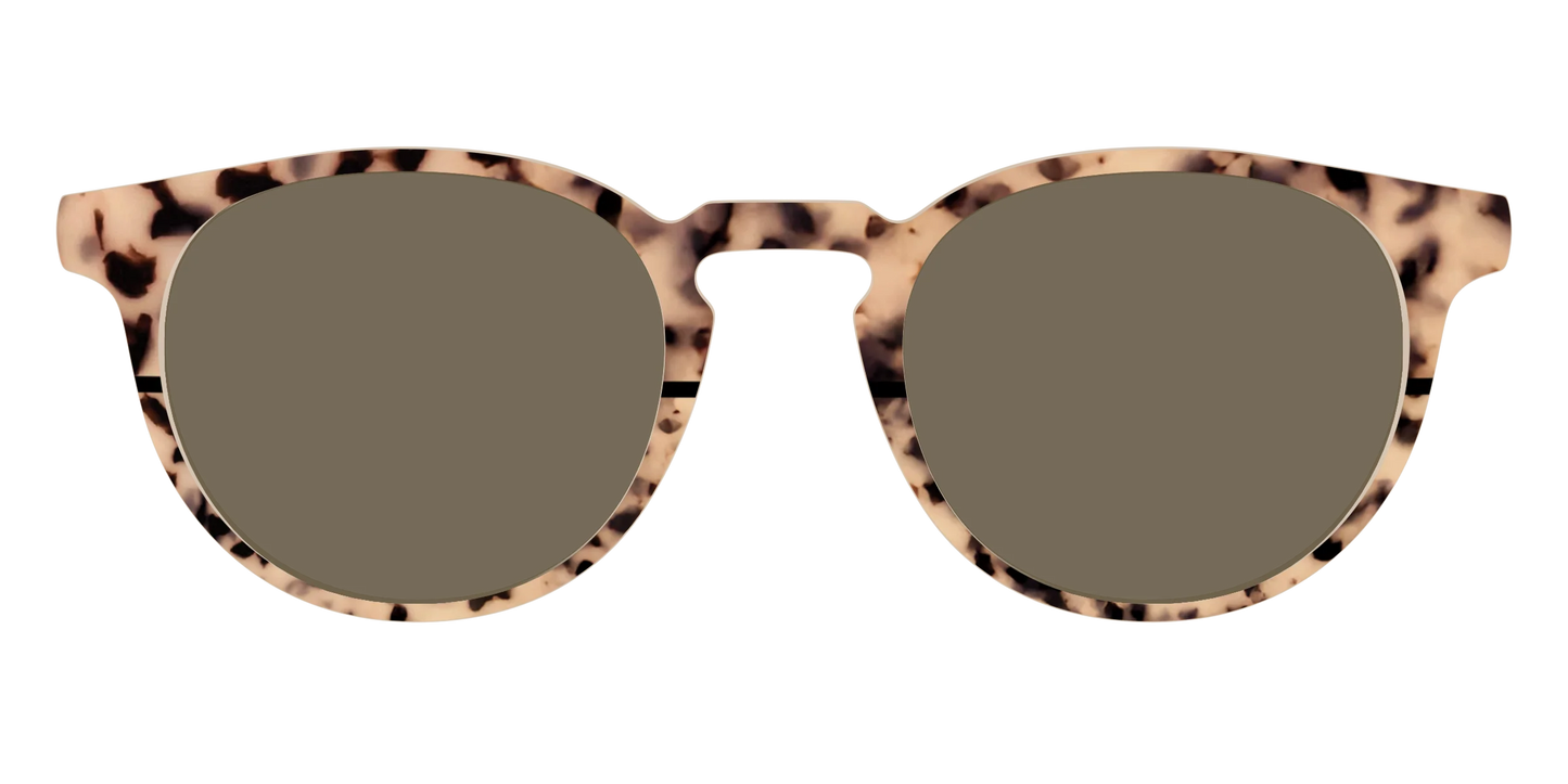 The Polarized Bisque Tortoise Split Sun Top