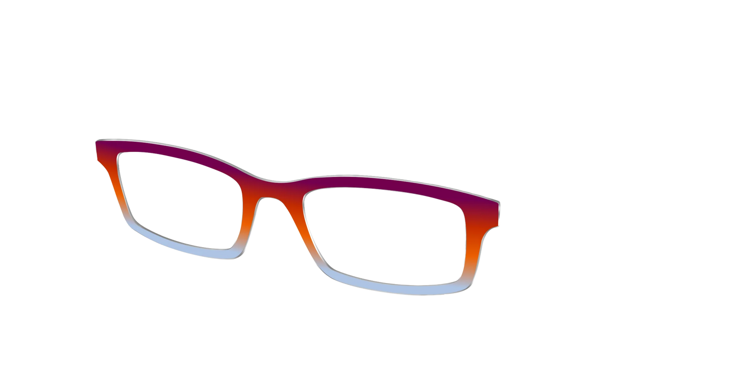 The Raspberry to Periwinkle Gradient