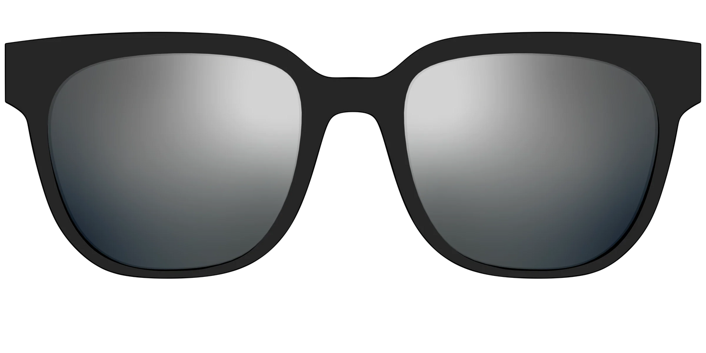 The Polarized Silver Reflective Sun Top