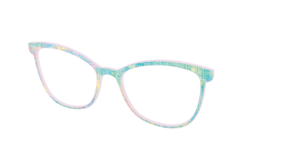 The Pastel Gradient with Holographic Hatching