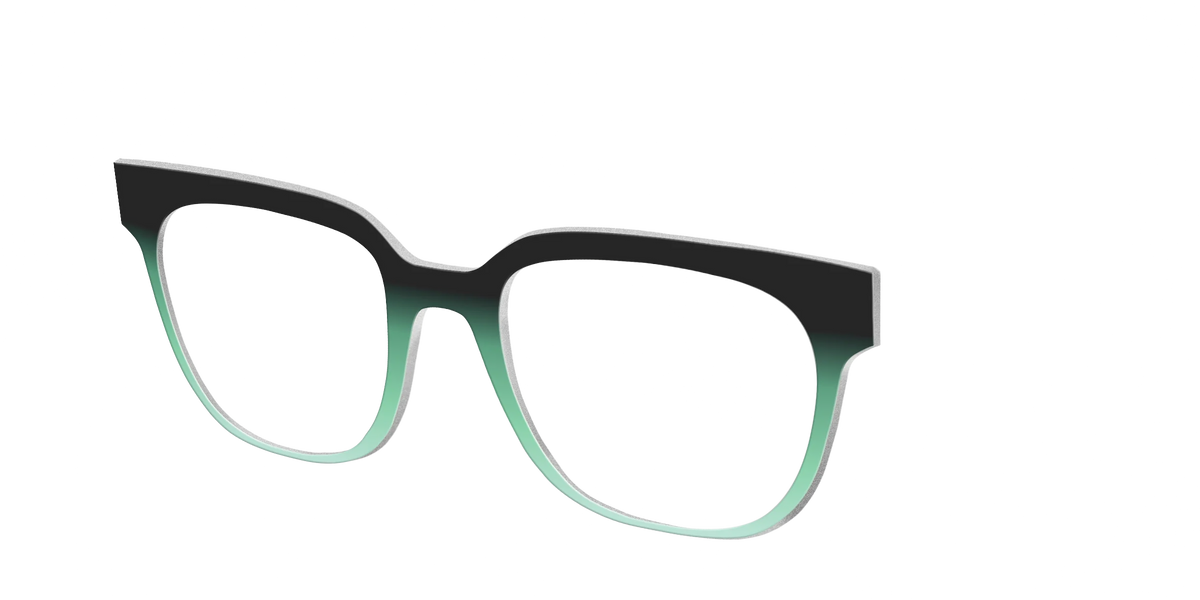The Black to Spearmint Gradient