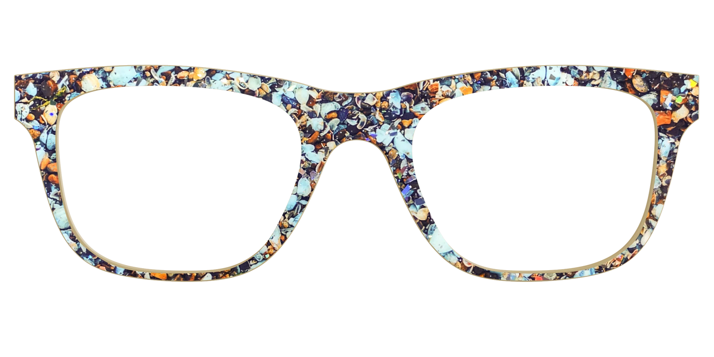 The Seashell Tortoise with Holographic Glitter