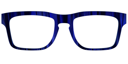 The Indigo Moire Stripes