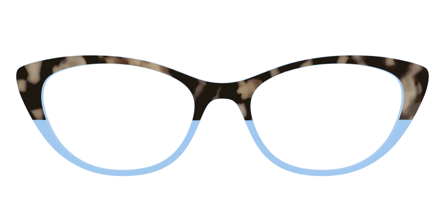 The Denim Tortoise Crystal Split